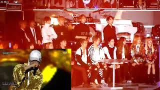 THE BIG 3 (BTS,BP,BB) REACTION TO GD AND CL/SBS GAYO DAEJUN 2016