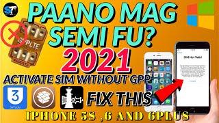 Paano Mag semi Fu ng iPhone 5s/6 & 6plus | 7 and above ? Latest ICCID | Semi Factory Unlock 2021