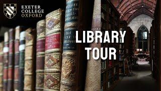 Oxford University Exeter College Library Tour (pre-renovation)