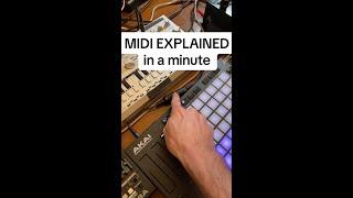 MIDI EXPLAINED in a minute  #shorts