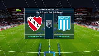 INDEPENDIENTE VS RACING CLUB (LIGA ARGENTINA PES 2021)