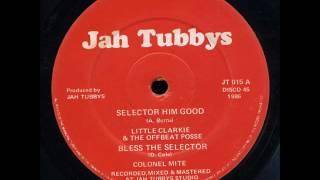 Little Clarkie - Selector Him Good + Dub - 12" Jah Tubbys 1986 - KILLER UK DIGITAL 80'S DANCEHALL