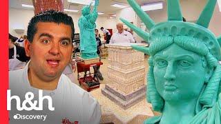 Sorprendente pastel idéntico a la Estatua de la Libertad de 4 metros | Cake Boss | Discovery H&H