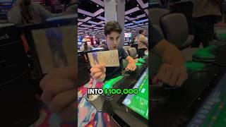 TURNING $100 TO $100,000 ON BLACKJACK  #shorts #cabrzy #casino #blackjack