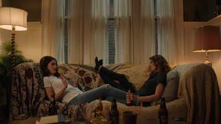 Priscilla Faia and Melanie Papalia wearing black socks