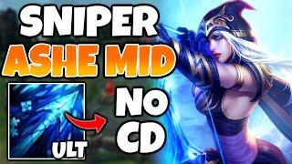 I CAN'T STOP WINNING with SNIPER ASHE MID (30 SECOND ARROWS) | 13.2 - League of Legends