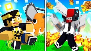 A história do HUMANO para um CHAINSAW MAN no Minecraft