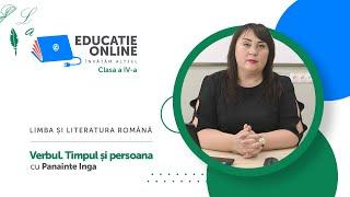 Limba și literatura română, Clasa a IV-a, Verbul. Timpul și persoana