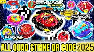 ALL 30+ QUADSTRIKE BEYBLADES QR CODES 2025 | BEYBLADE BURST QUAD STRIKE APP