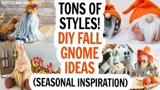 Fall Gnome Ideas / Fall Gnome DIY / Ideas for Fall Gnomes / Autumn Gnome Compilation / Gnome Crafts