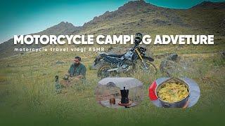 Motorcycle Travel To The Highest Campsite of The Mountain