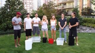 Cast of The 100 ALS Ice Bucket Challenge