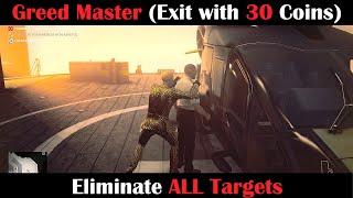 Hitman 3 Greed Enumeration level 3, all targets, exit with 30 Coins (Greed Master) Seven Deadly Sins