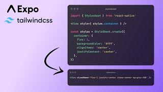 How to use tailwindcss with react native expo | React Native Expo | TailwindCSS | Nativewind