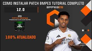 COMO INSTALAR PATCH BMPES 12.0  NOVA NARRAÇÃO  UNIFORMES PES 2021 PC TUTORIAL COMPLETO