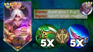 HANABI BUILD THE PERFECT SUPER SLOW BUILD AND EMBLEM FOR 2025!! 100% BROKEN! HANABI BEST BUILD 2025