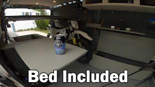 Ultimate Practical Van Life Build! Dirtbike Transport capable