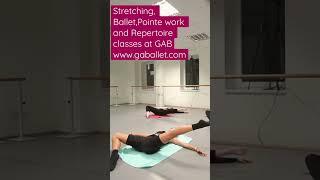 STRETCHING, BALLET, POINTE WORK and REPERTOIRE CLASSES at GAB