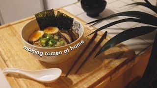 how to make ramen at home (no meat) 