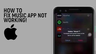 How To Fix Music App Not Working On iPhone After IOS 17 [easy]