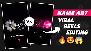 Fire Smoke Name Art Reels Editing | Smoke Fire Viral Name Video Editing | Viral Name Art Reels Edit