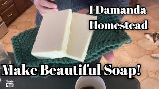 Homemade Soap Using Lard! Inexpensive but Beautiful!