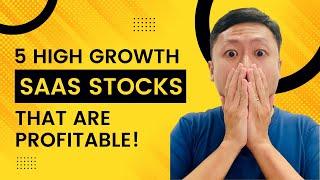 5 High Growth SaaS stocks that are Profitable