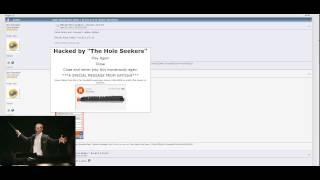 Bitcointalk.org Hacked Message October 2013