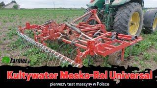 Kultywator Mesko-Rol Universal: pierwszy test maszyny w Polsce | Farmer.pl