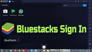 How To Sign In Bluestacks 4 | Google Play Not Working Couldn't Sign In Google Problem Solved