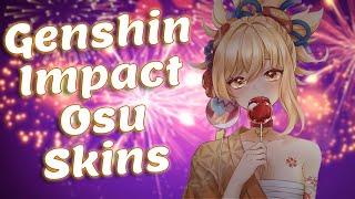 12 Genshin Impact Osu Skins +1 Extra