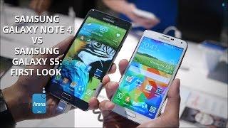 Samsung Galaxy Note 4 vs Samsung Galaxy S5: first look