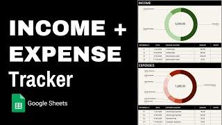 Income & Expense Tracking Guide From Scratch - Google Sheets Budget Tracker Tutorial | learnwithpre