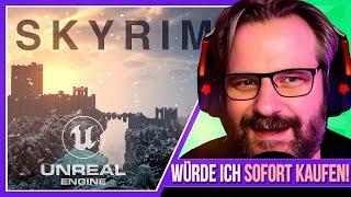 So schön ist Skyrim in Unreal Engine 5 - Gronkh Reaction