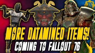 *NEW* DATAMINED ITEMS Coming to Fallout 76! | July 31st 2021