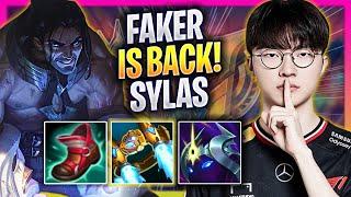 FAKER IS BACK TO KOREA SOLOQ WITH SYLAS! - T1 Faker Plays Sylas MID vs Syndra! | Season 2025