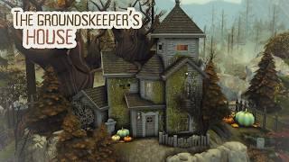 The Graveyard Groundskeeper's House | The Sims 4 | Stop Motion Build [no CC]