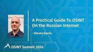 A Practical Guide To OSINT On the Russian Internet