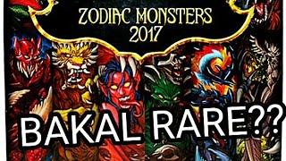 Zodiac monsters 2017 1/10 oz silver complete set nubex