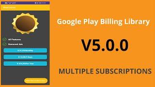 In App Purchases  Subscriptions integration 2022 - V5.0.0 Copy and paste codes.