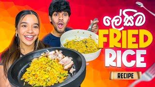 Easy Fried Rice Recipe | Sri Lankan Style -Cooking with Yash and Hass - #episode17