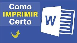 Como IMPRIMIR no Word da Maneira Certa | Passo a Passo