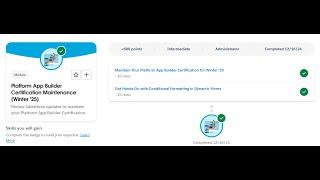 Platform App Builder Certification Maintenance (Winter '25) | Salesforce