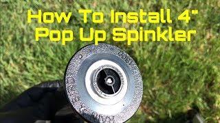 How To Install Rain Bird 1800 Series Sprinkler Head