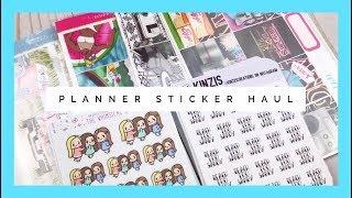 PLANNER STICKER HAUL FT KINZIS CREATIONS, SCRIBBLE PRINTS CO, + MORE