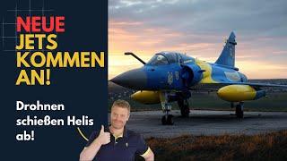 Neue Jets kommen, zwei Helis mit Drohnen abgeschossen! Ukraine Lagebericht (398) und Q&A