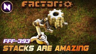 STACKING; Changing All End Game Designs | Factorio DLC "Space Age" | FFF-393 Bulk Inserter