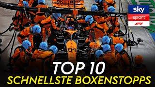 Die schnellsten Boxenstopps der Formel 1-Geschichte ️ | Top 10 Boxenstopps