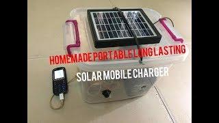 HOMEMADE LONG LASTING SOLAR MOBILE CHARGER (DIY)