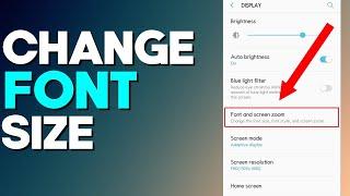 how to Change Font Size in Text Messages on Android Phone 2022